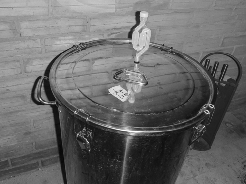 Photo of a fermentation tank